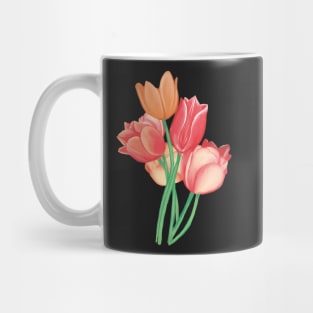 Tulip, flowers, floral design, plant, plants, floral shirt, blooming, flora Mug